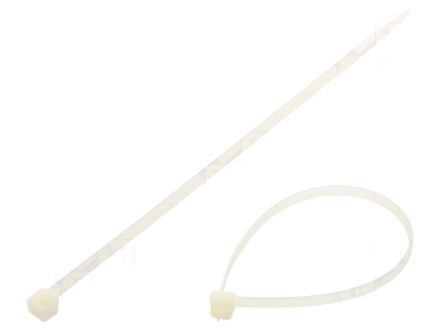 Kabelbinder; L: 188mm; W: 4,8mm; polyamide; 220N; natuurlijk Kabelbinder; L: 188mm; W: 4,8mm; polyamide; 220N; natuurlijk